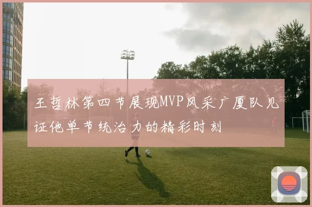 王哲林第四节展现MVP风采广厦队见证他单节统治力的精彩时刻