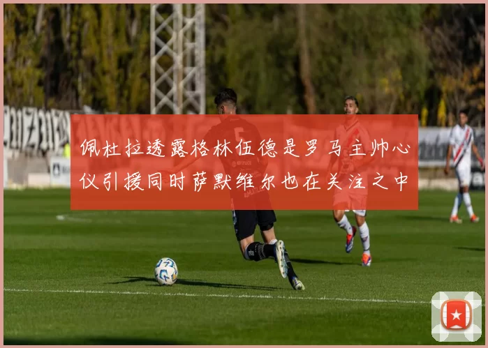 佩杜拉透露格林伍德是罗马主帅心仪引援同时萨默维尔也在关注之中